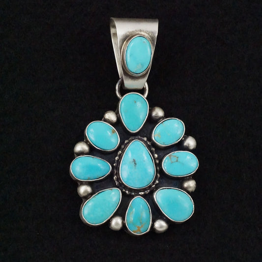 Kathleen Livingston Turquoise & Sterling Silver Pendant