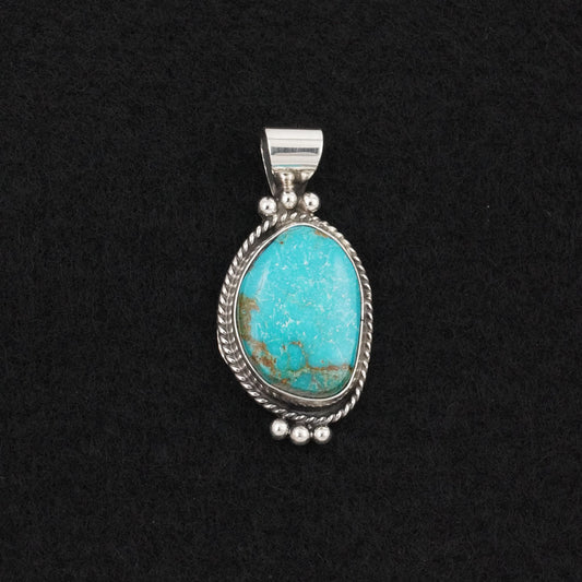 Rena Begay Turquoise & Sterling Silver Pendant
