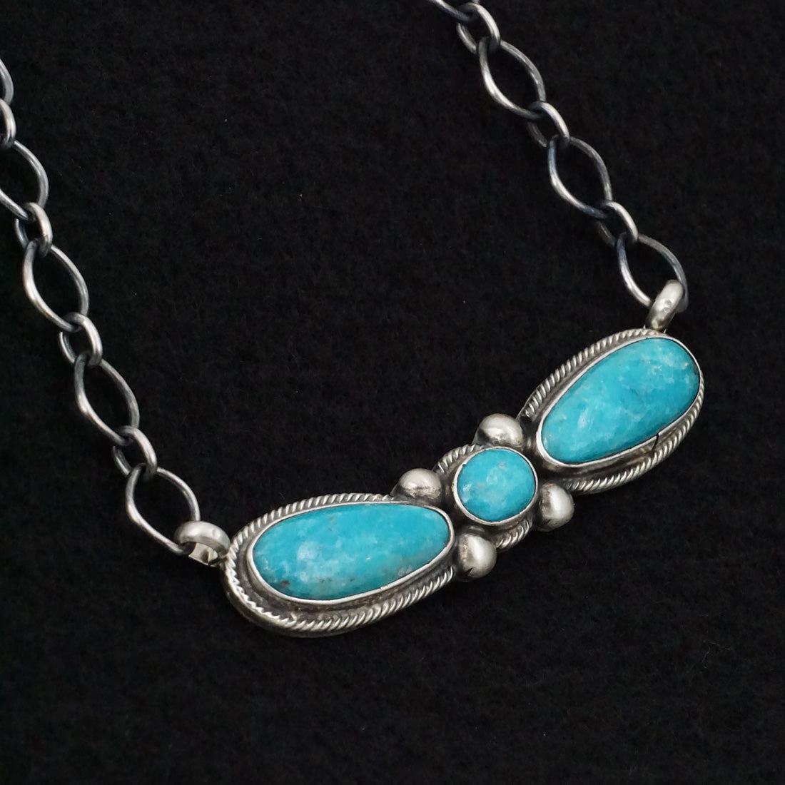 Kathleen Livingston Turquoise & Sterling Silver Necklace