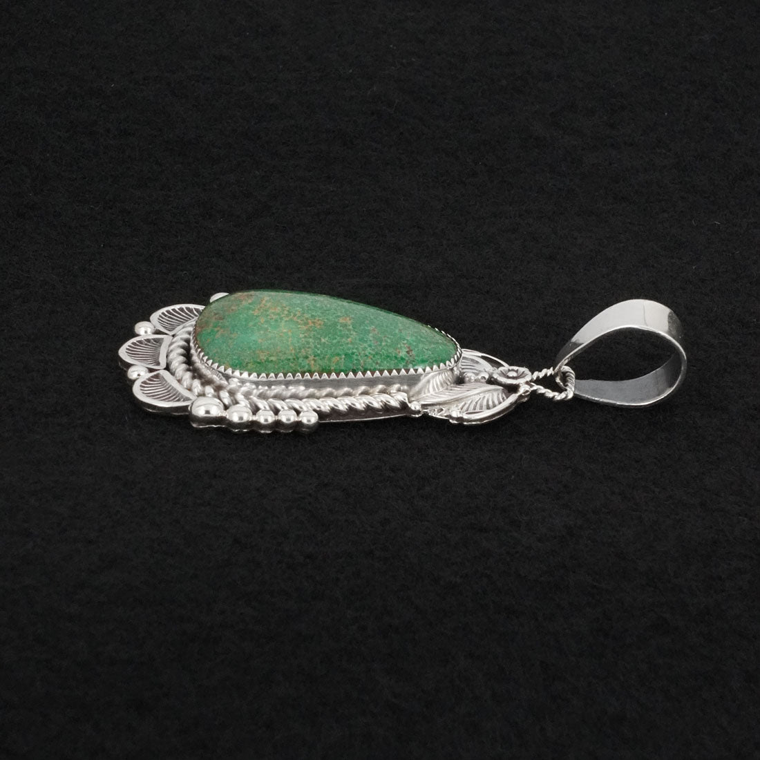 Anthony Brown Turquoise & Sterling Silver Pendant