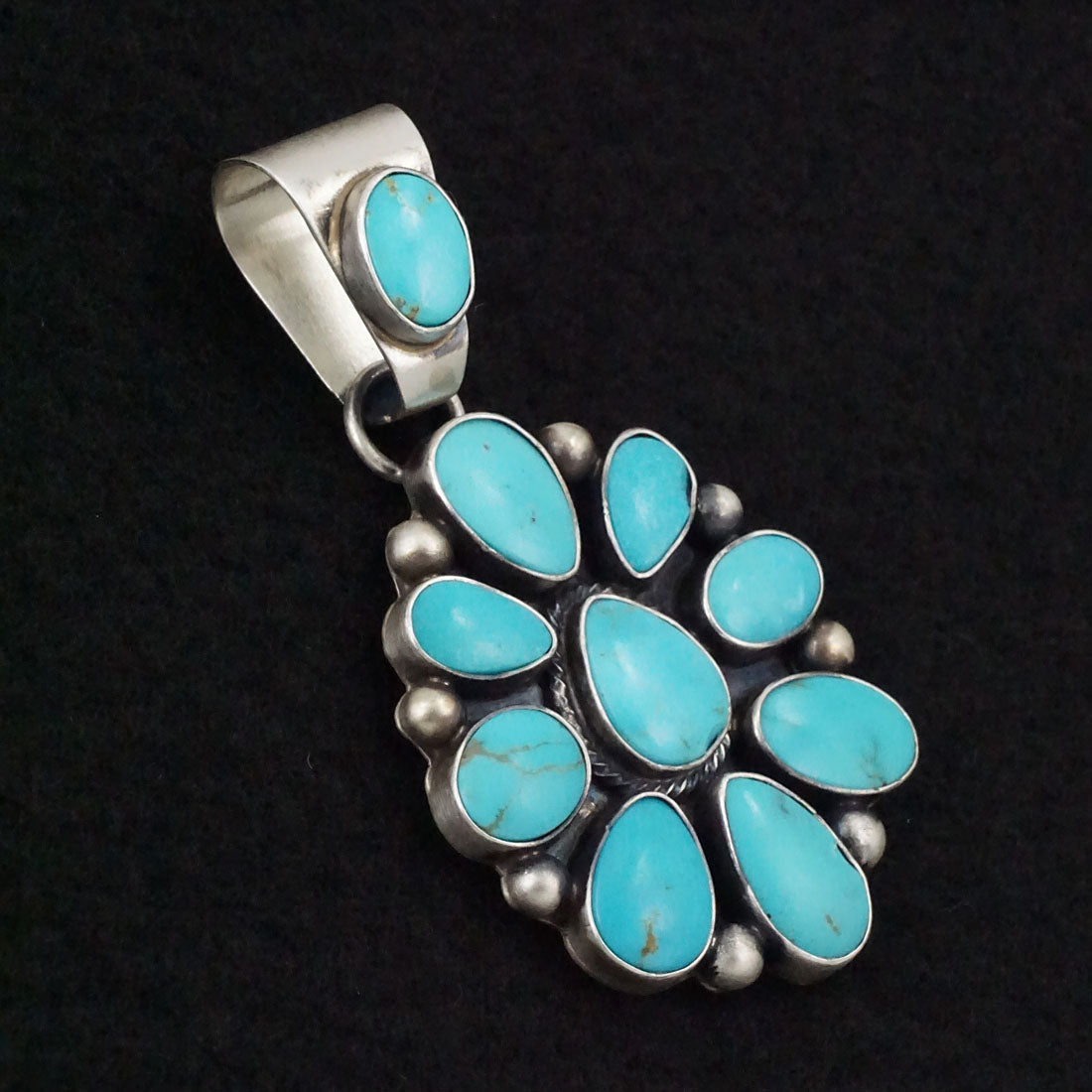 Kathleen Livingston Turquoise & Sterling Silver Pendant