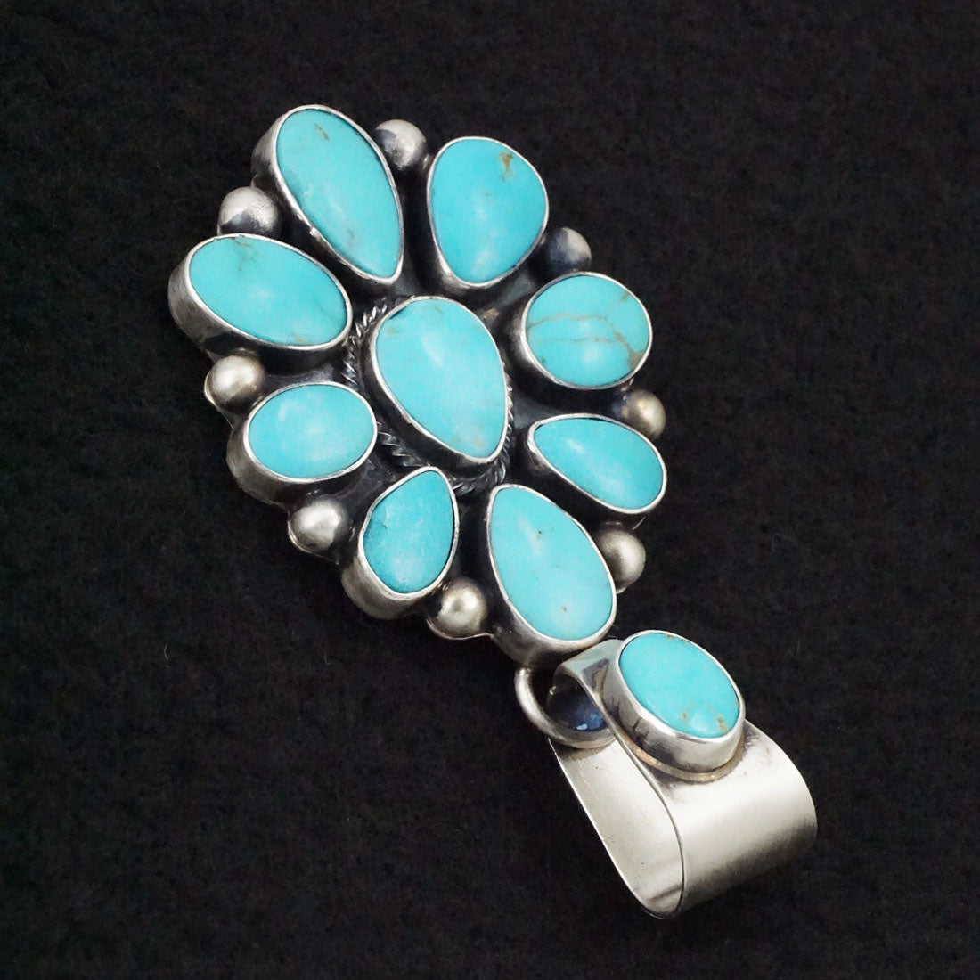 Kathleen Livingston Turquoise & Sterling Silver Pendant