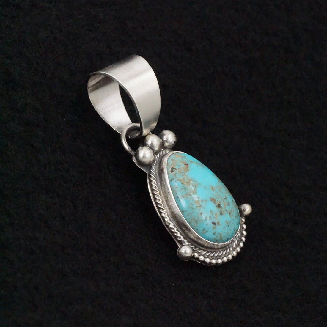 Kathleen Livingston Turquoise & Sterling Silver Pendant