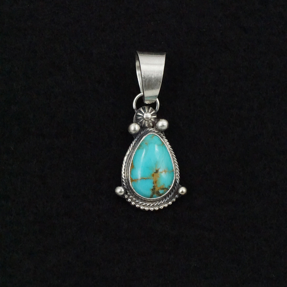 Kathleen Livingston Turquoise & Sterling Silver Pendant