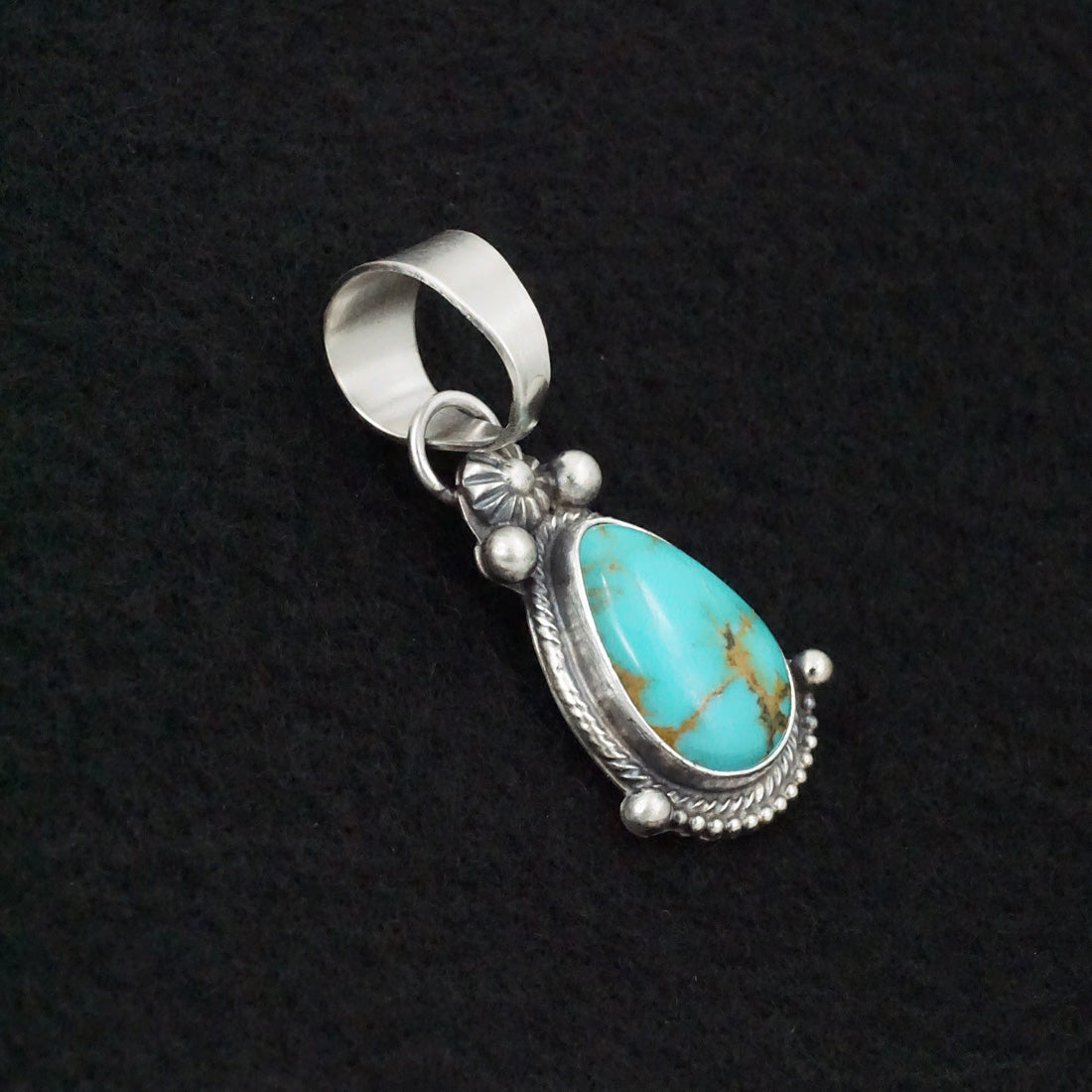 Kathleen Livingston Turquoise & Sterling Silver Pendant