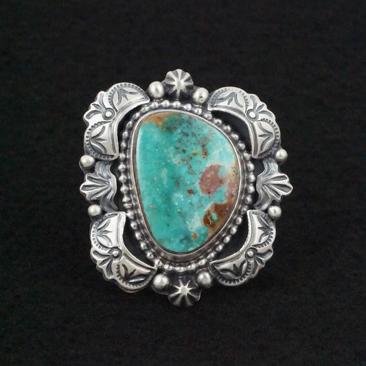 Randy Boyd Turquoise & Sterling Silver Ring Size 7.5