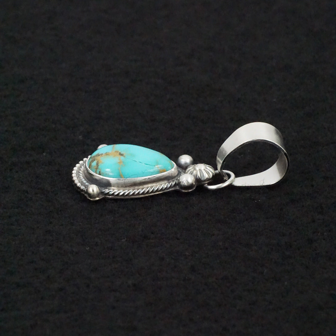 Kathleen Livingston Turquoise & Sterling Silver Pendant