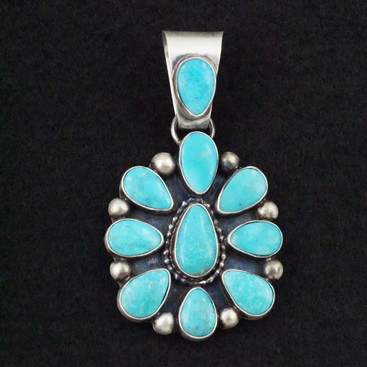 Kathleen Livingston Turquoise & Sterling Silver Pendant