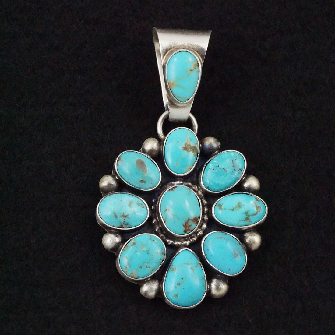 Kathleen Livingston Turquoise & Sterling Silver Pendant