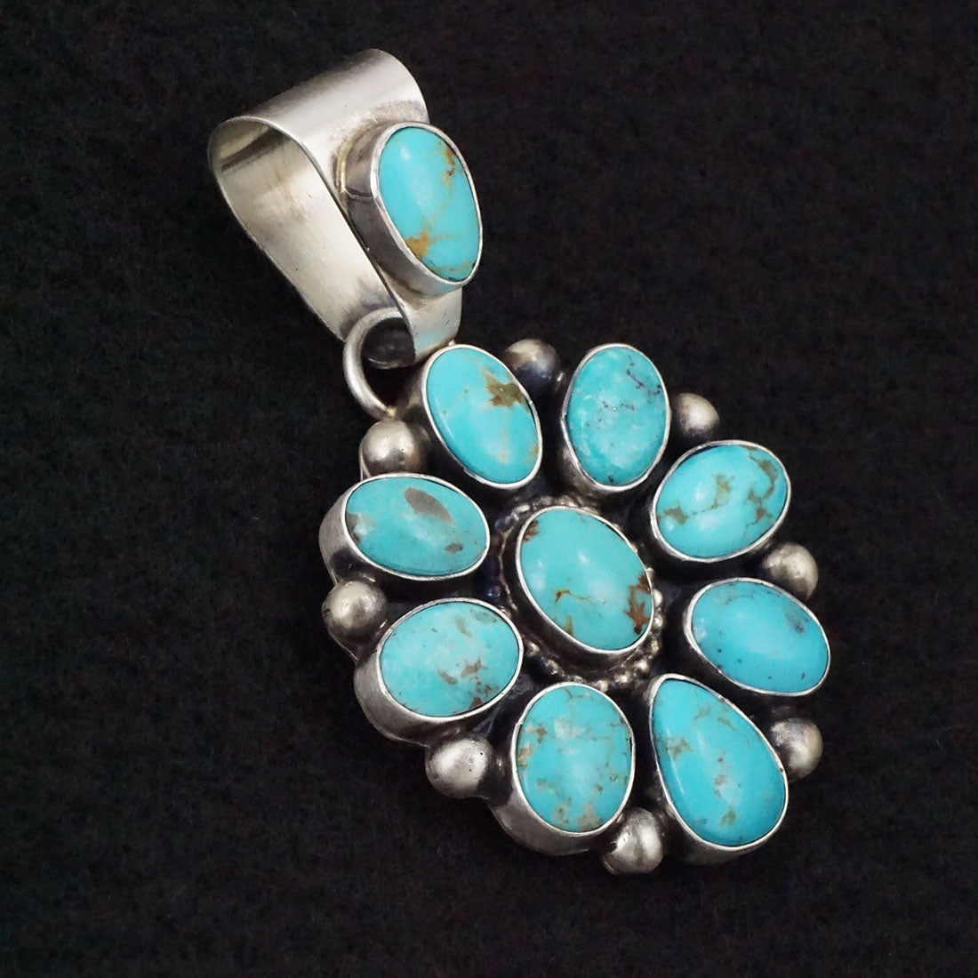 Kathleen Livingston Turquoise & Sterling Silver Pendant