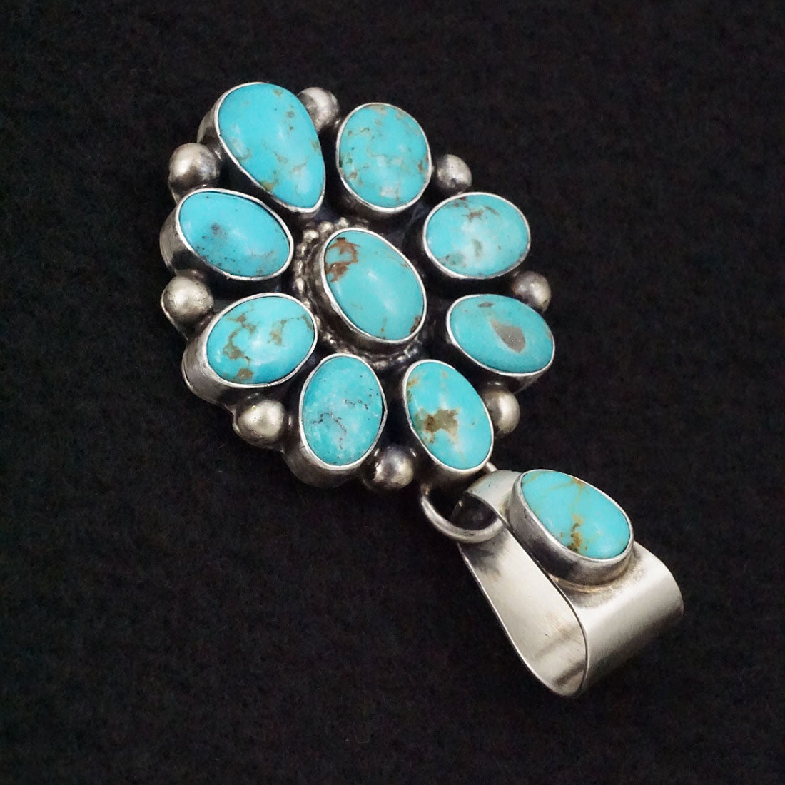 Kathleen Livingston Turquoise & Sterling Silver Pendant