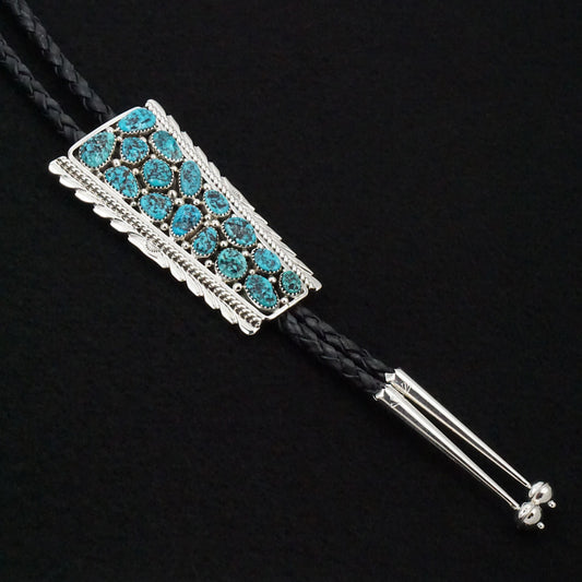 Martin Muskett Turquoise & Sterling Silver Bolo Tie