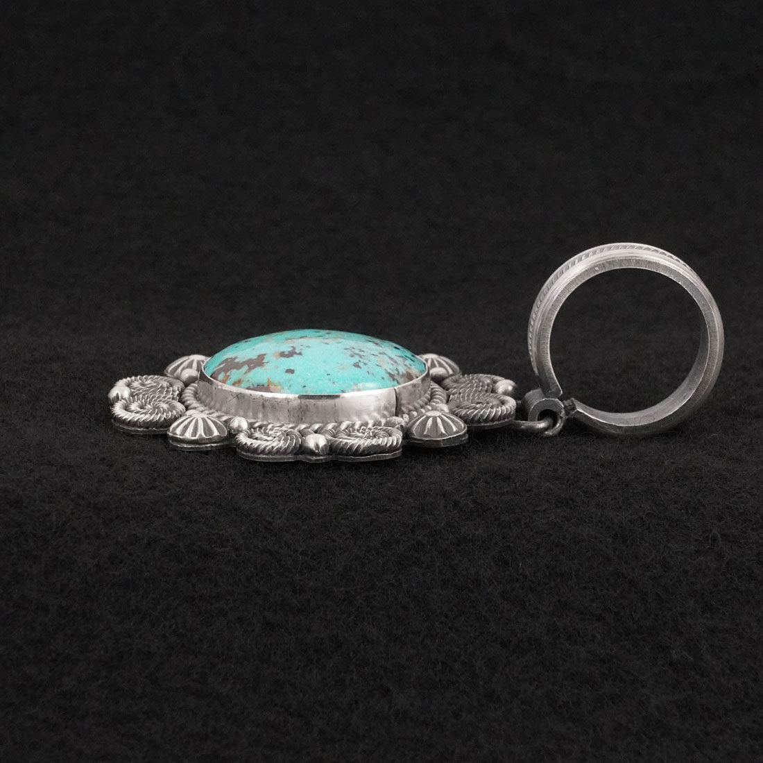 Michael Calladitto Turquoise & Sterling Silver Pendant