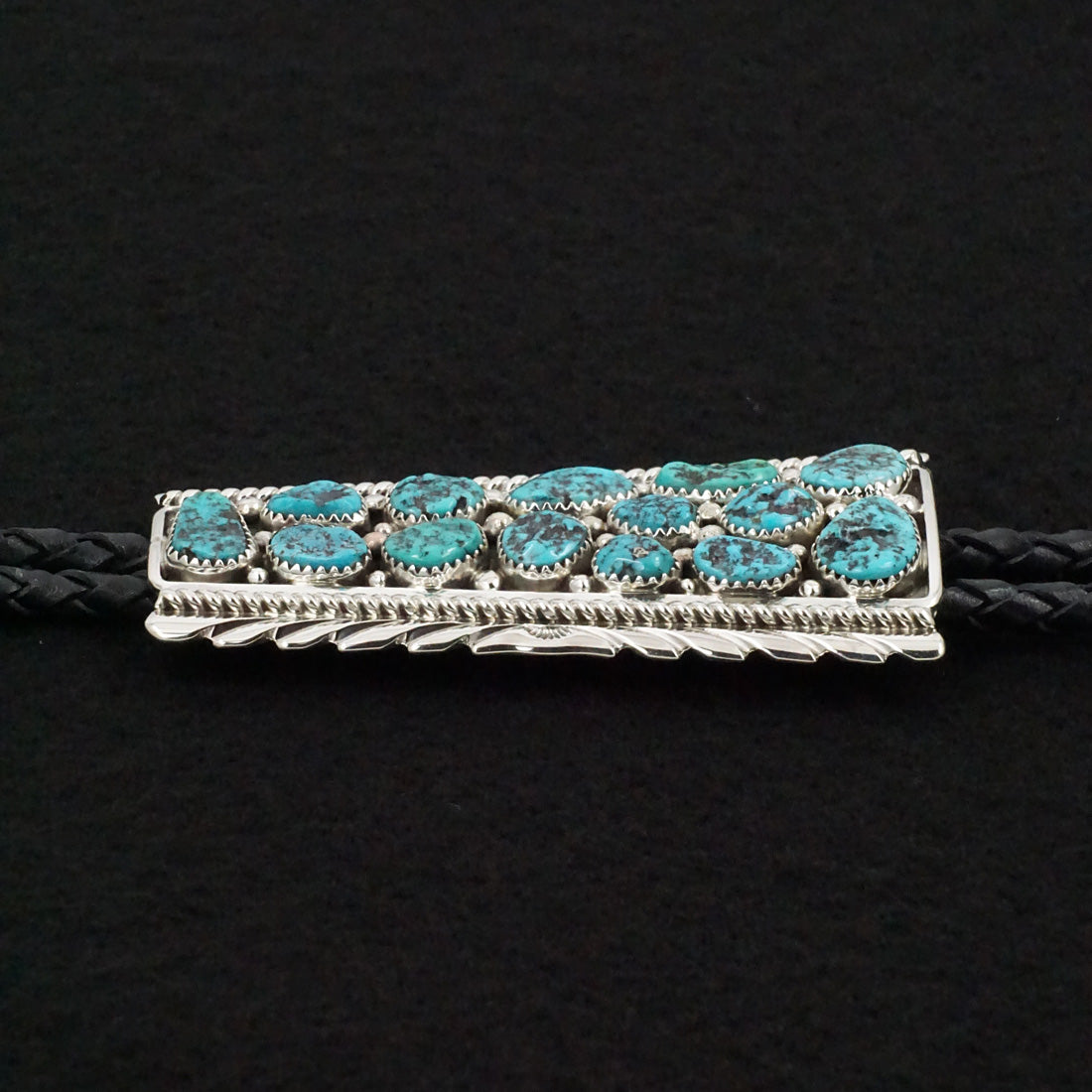 Martin Muskett Turquoise & Sterling Silver Bolo Tie