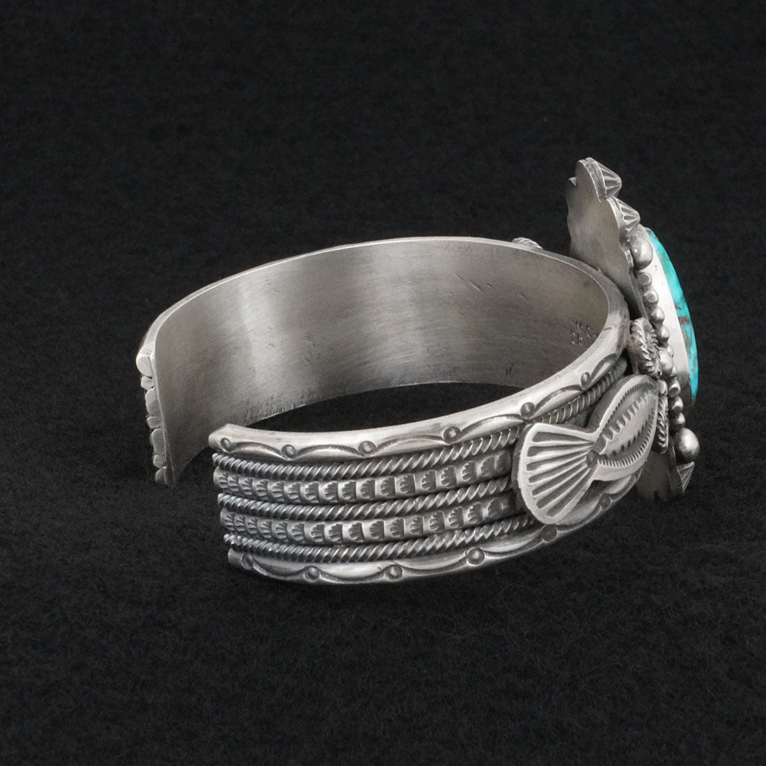 Michael Calladitto Turquoise & Sterling Silver Bracelet