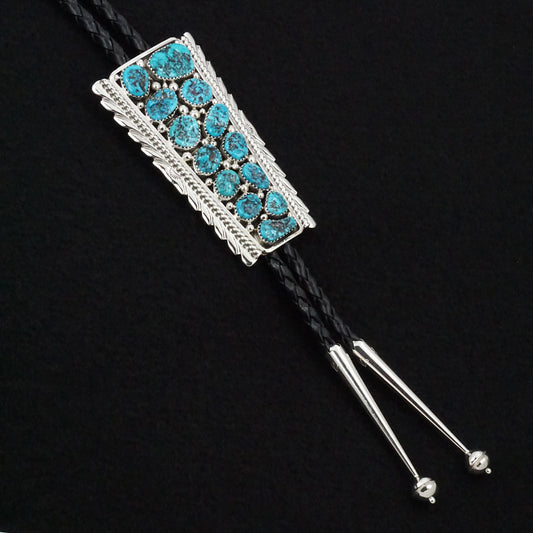 Martin Muskett Turquoise & Sterling Silver Bolo Tie