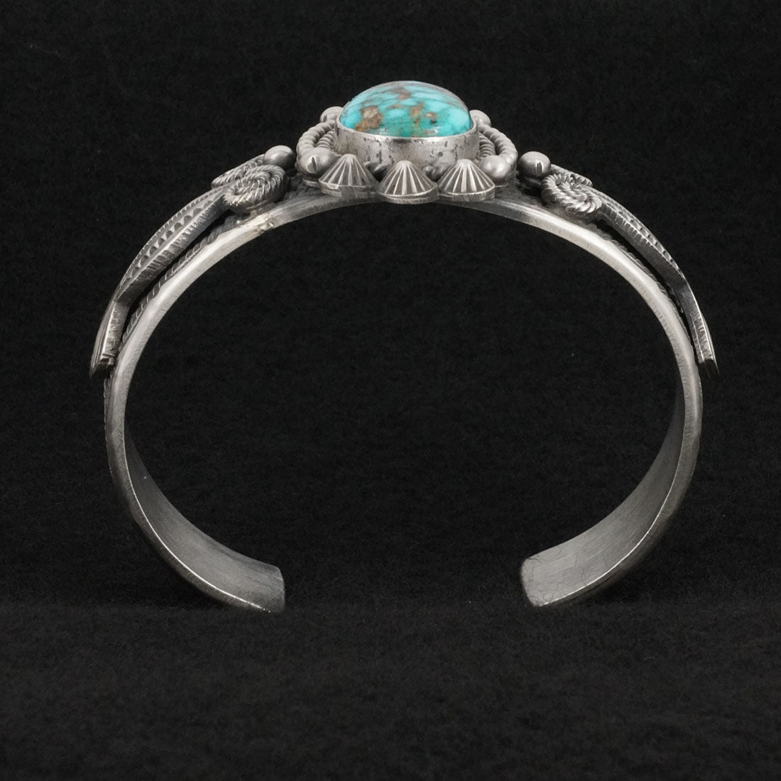 Michael Calladitto Turquoise & Sterling Silver Bracelet