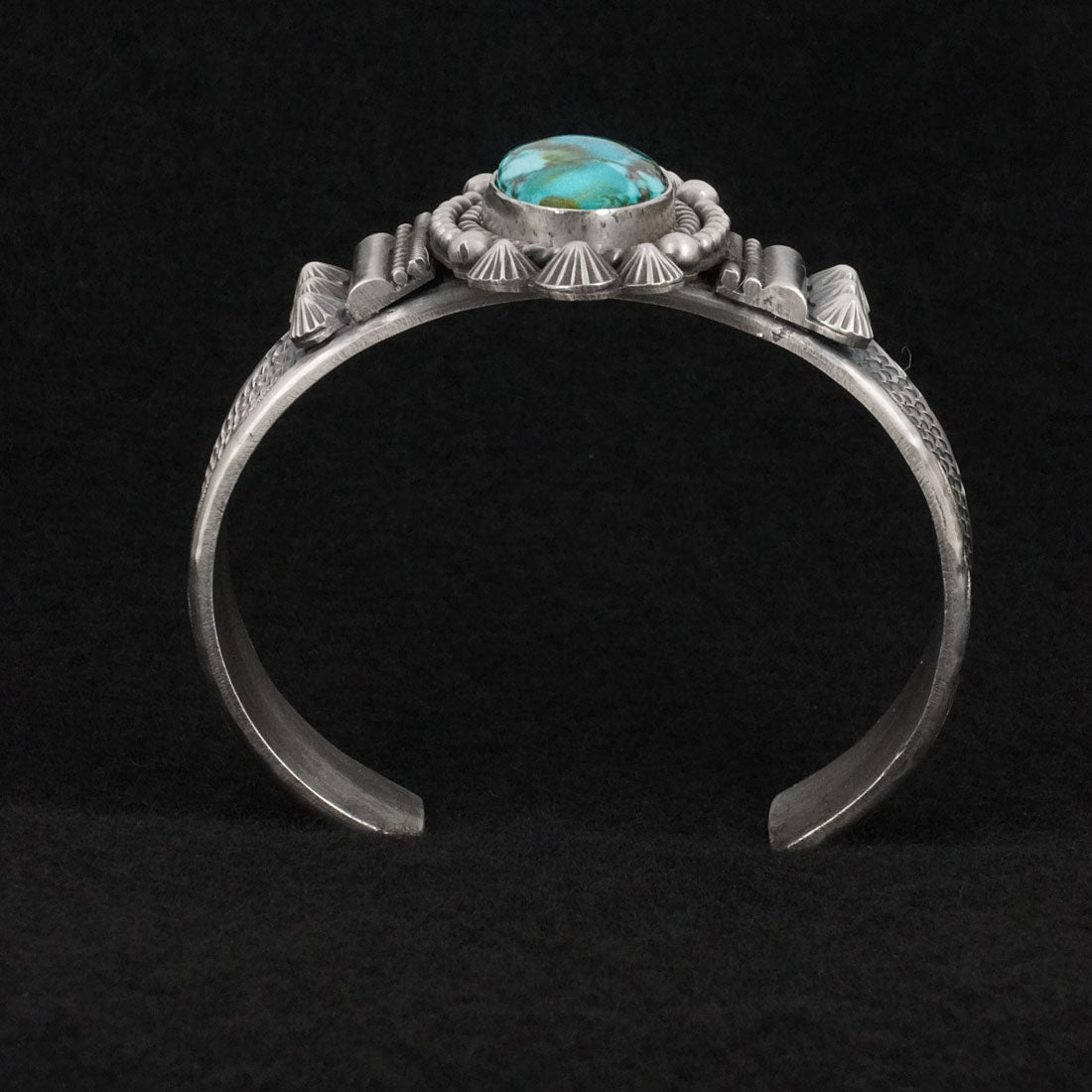 Michael Calladitto Turquoise & Sterling Silver Bracelet