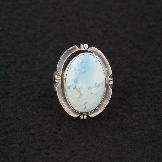 Randy Billy Turquoise & Sterling Silver Ring Size 9