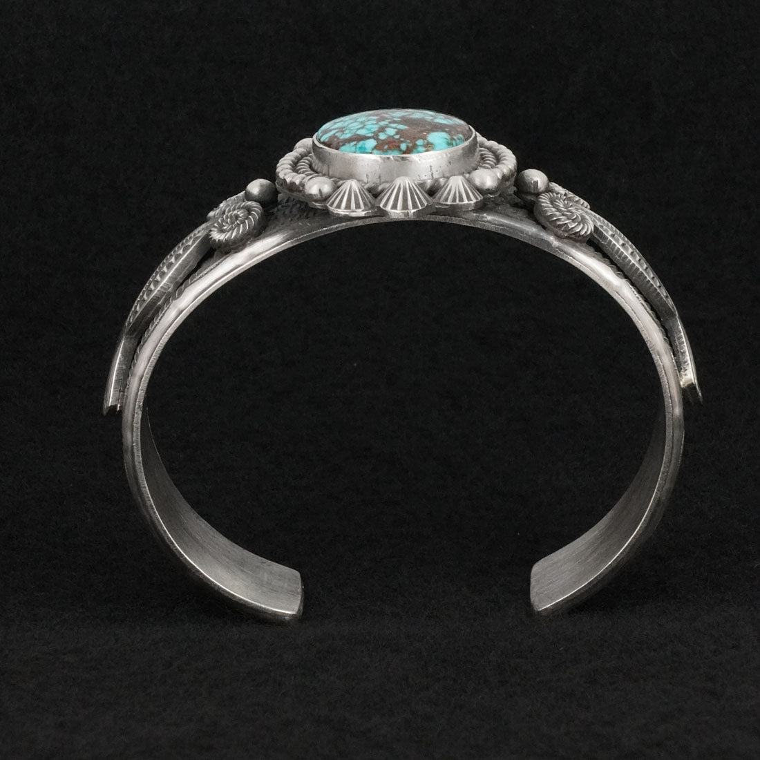 Michael Calladitto Turquoise & Sterling Silver Bracelet