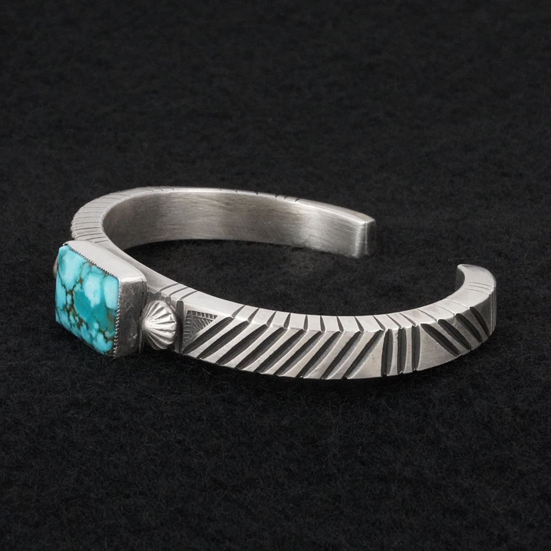 Calvin Martinez Turquoise & Sterling Silver Bracelet