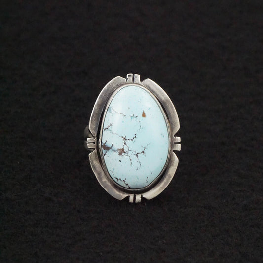 Randy Billy Turquoise & Sterling Silver Ring Size 7