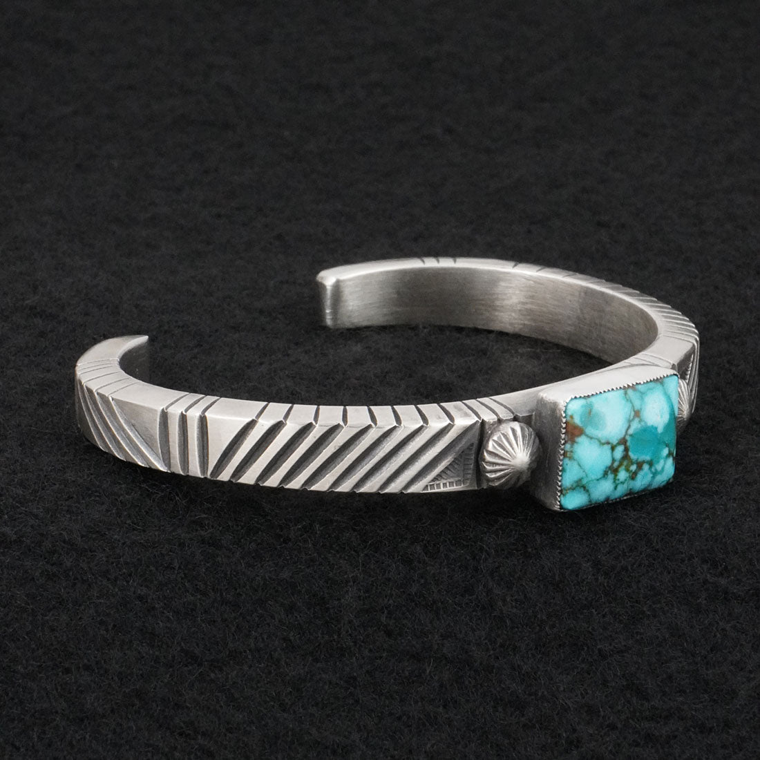 Calvin Martinez Turquoise & Sterling Silver Bracelet