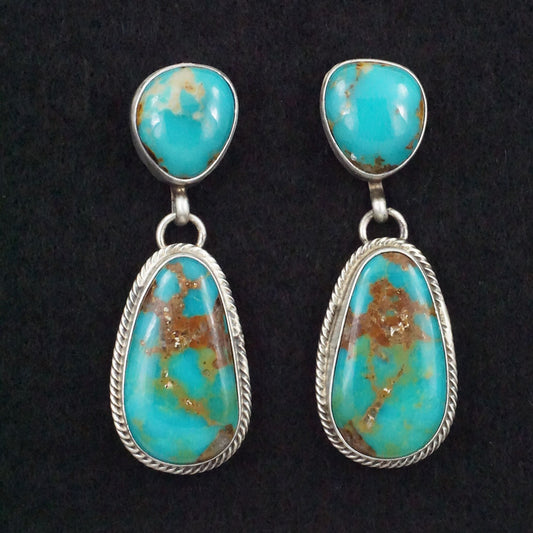 Kathleen Livingston Turquoise & Sterling Silver Earrings