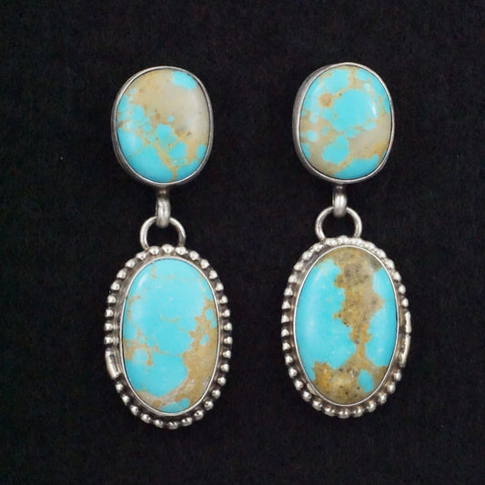 Kathleen Livingston Turquoise & Sterling Silver Earrings