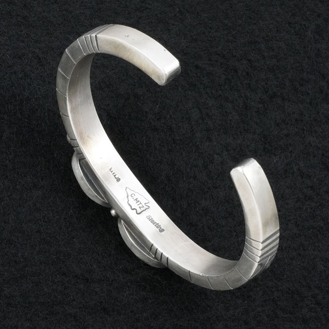 Calvin Martinez Turquoise & Sterling Silver Bracelet