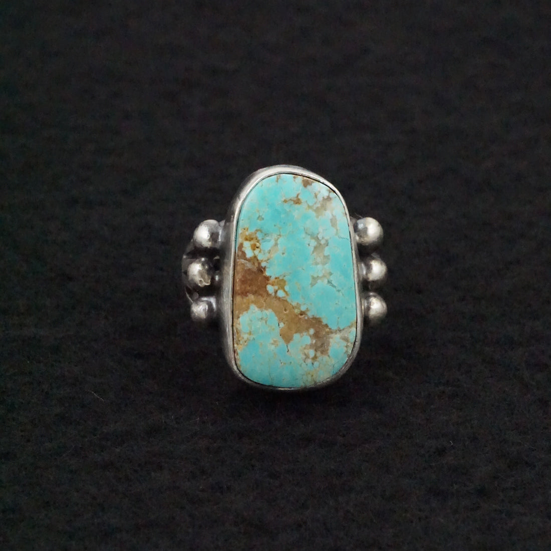 Marita Benally Turquoise & Sterling Silver Ring Size 5.5