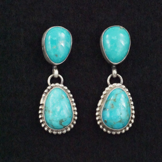 Kathleen Livingston Turquoise & Sterling Silver Earrings