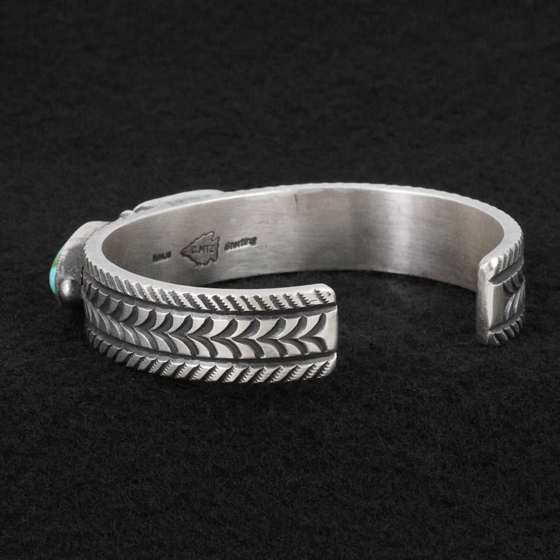 Calvin Martinez Turquoise & Sterling Silver Bracelet