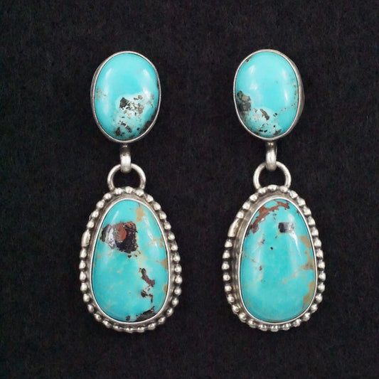 Kathleen Livingston Turquoise & Sterling Silver Earrings