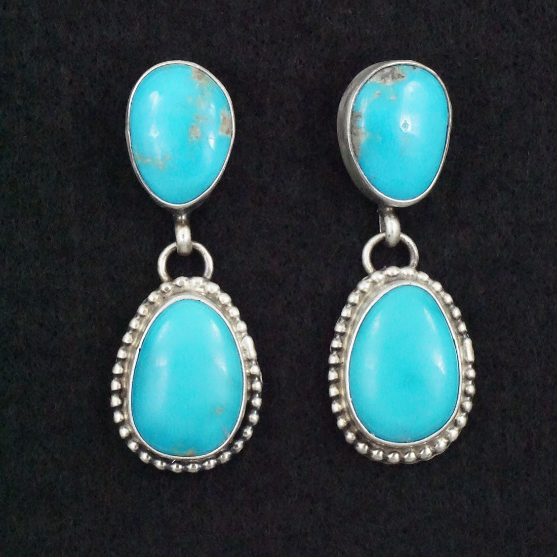 Kathleen Livingston Turquoise & Sterling Silver Earrings