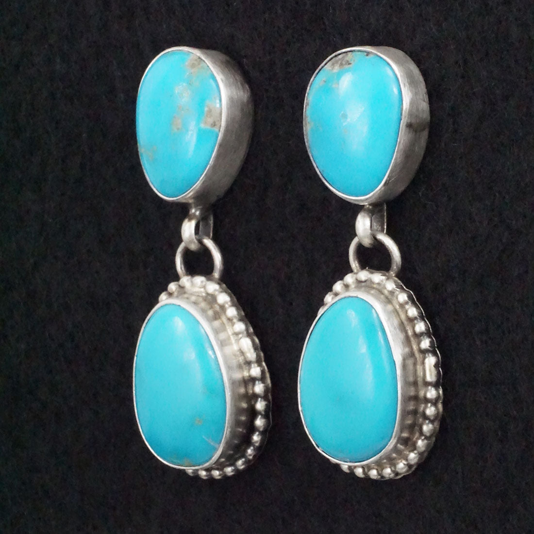 Kathleen Livingston Turquoise & Sterling Silver Earrings