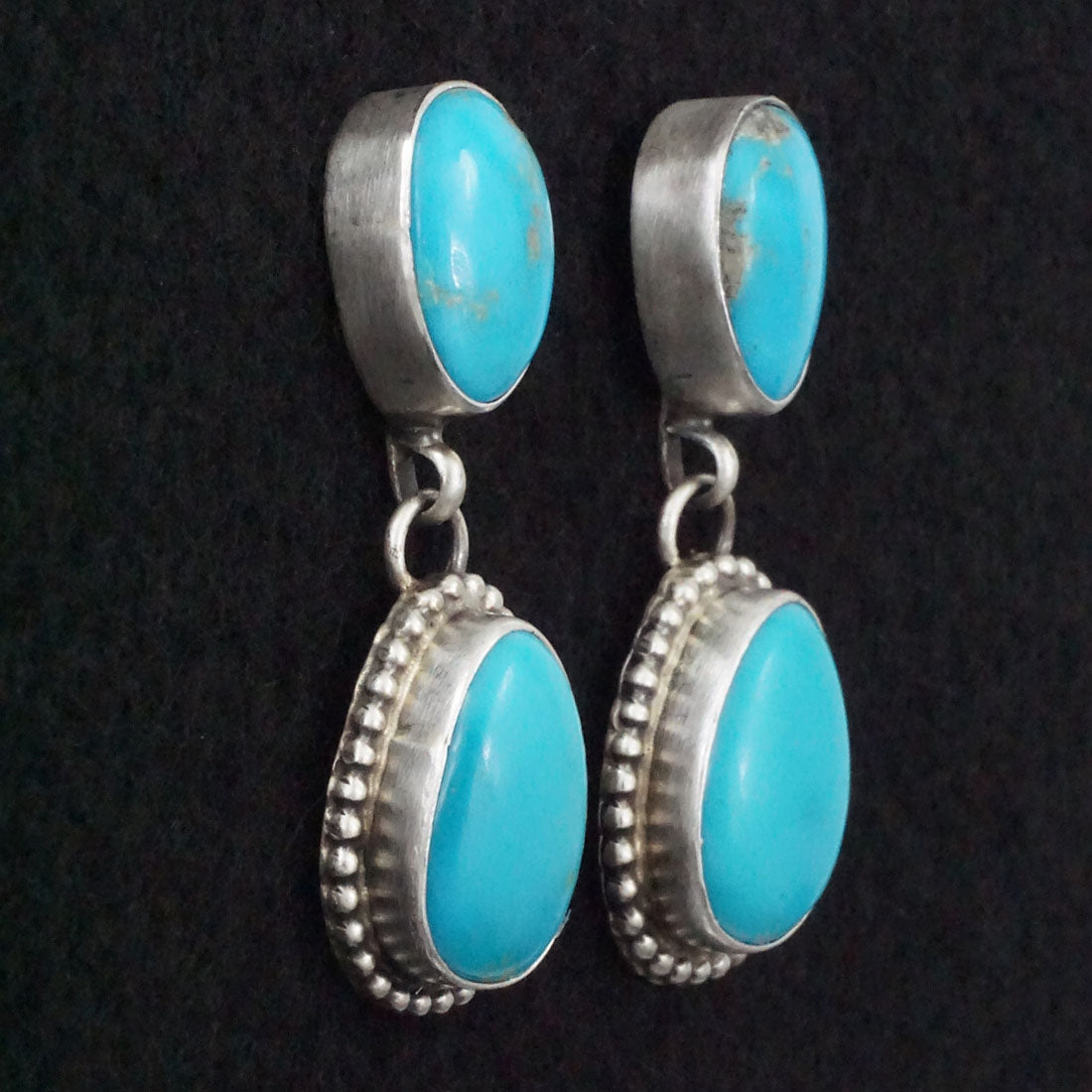 Kathleen Livingston Turquoise & Sterling Silver Earrings