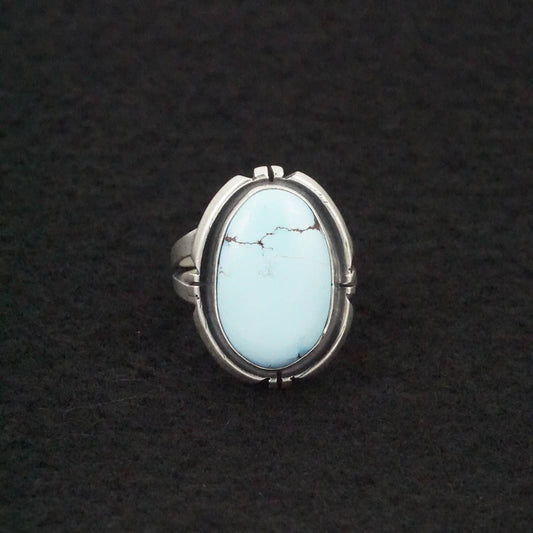 Randy Billy Turquoise & Sterling Silver Ring Size 7