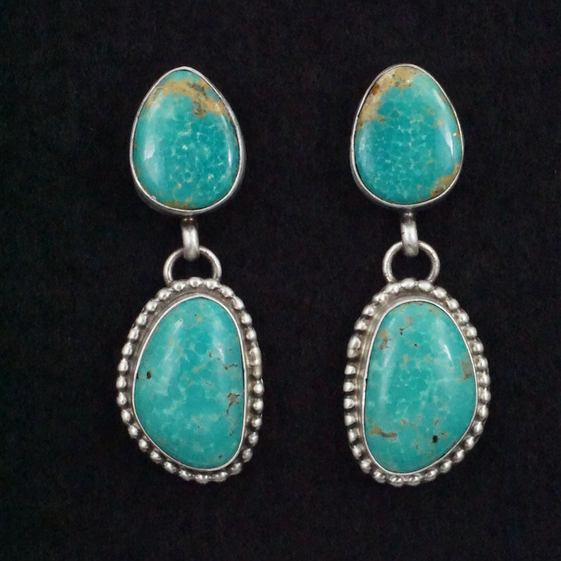 Kathleen Livingston Turquoise & Sterling Silver Earrings