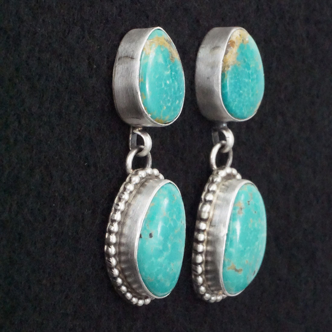 Kathleen Livingston Turquoise & Sterling Silver Earrings