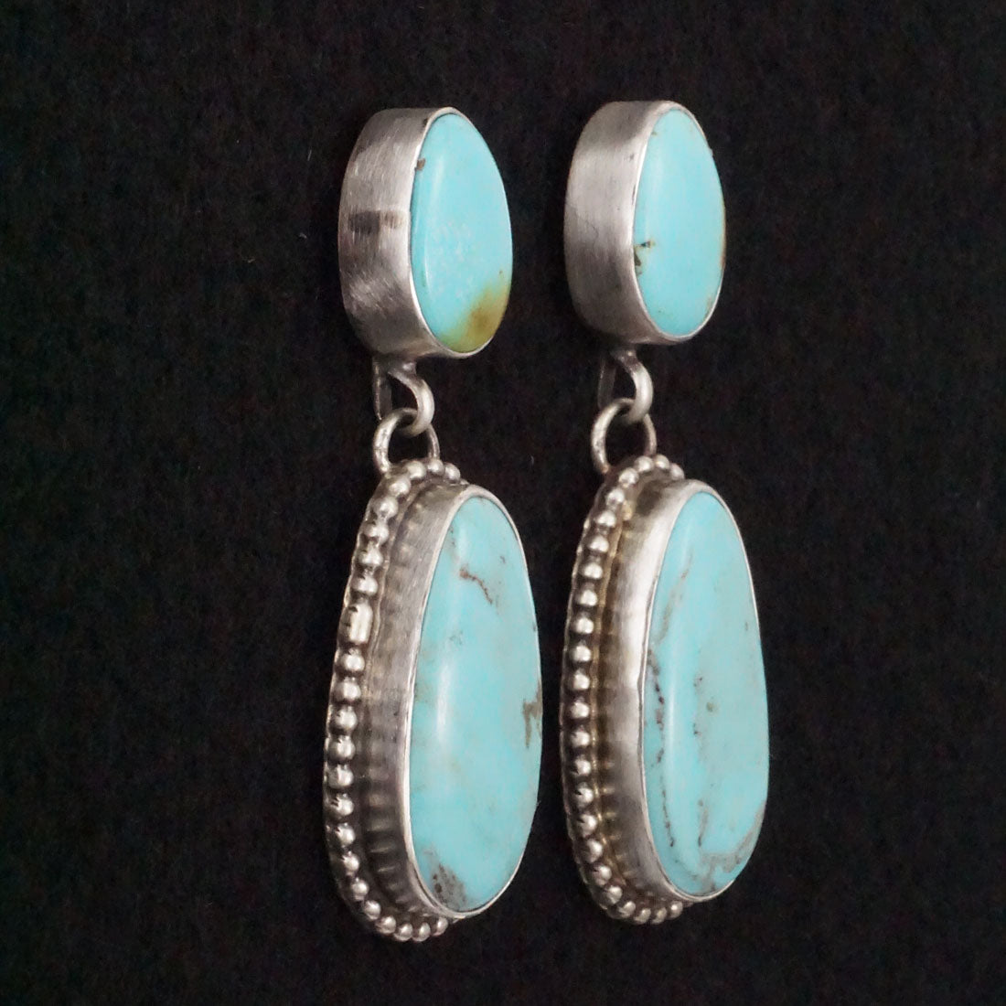 Kathleen Livingston Turquoise & Sterling Silver Earrings