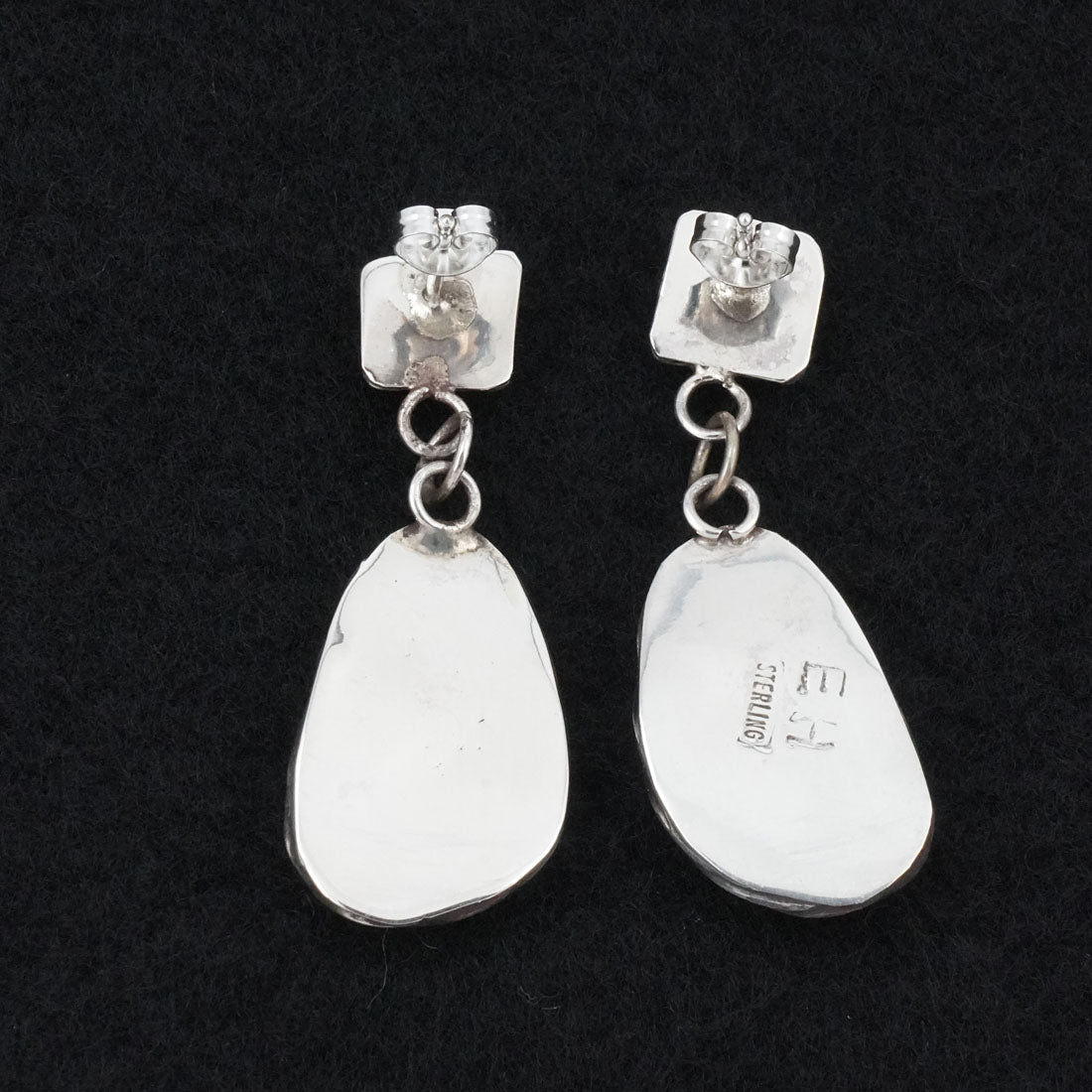 Ernest Hawthorne Turquoise & Sterling Silver Earrings