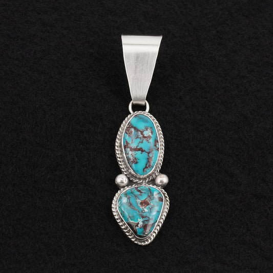 Eugene Gruber Turquoise & Sterling Silver Pendant