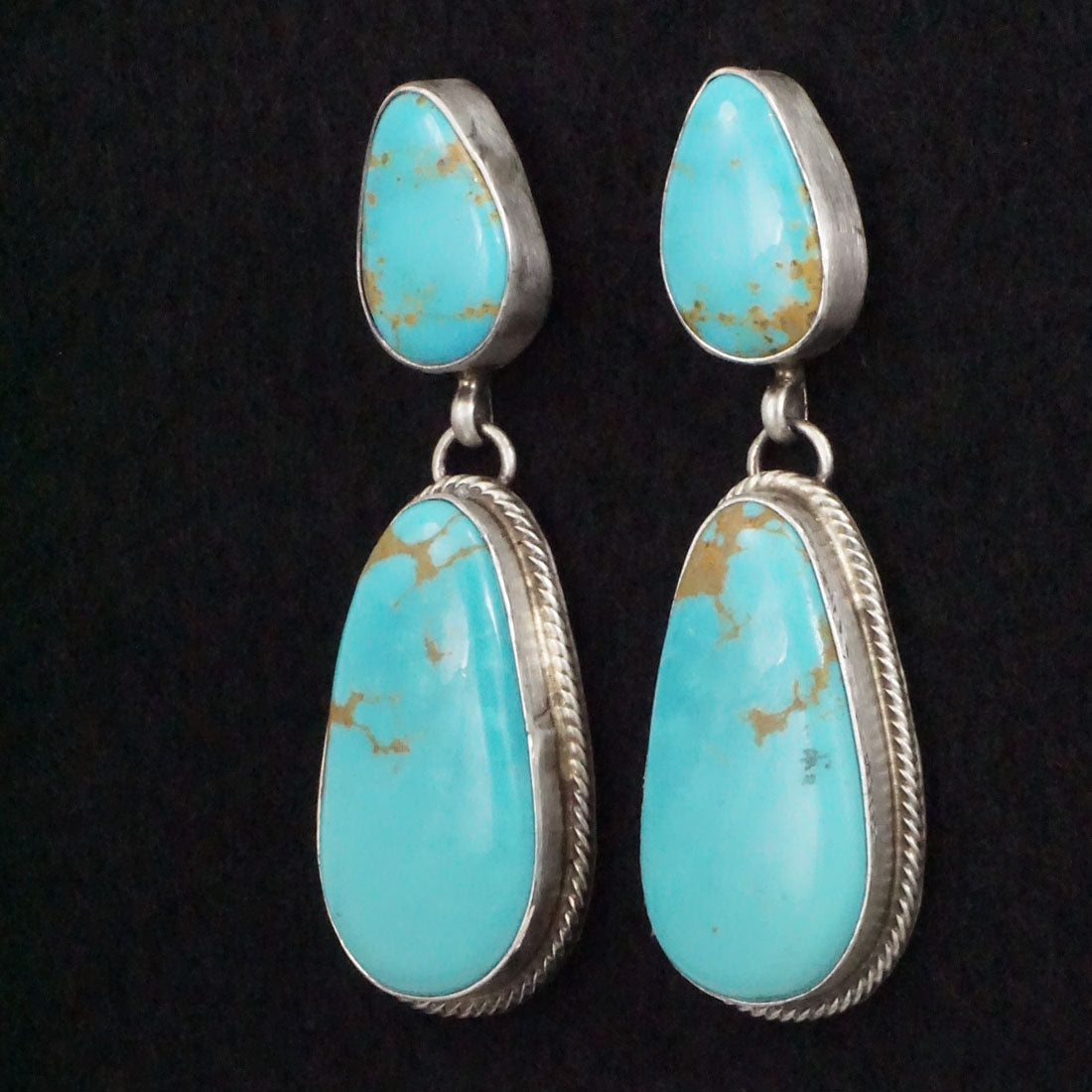 Kathleen Livingston Turquoise & Sterling Silver Earrings