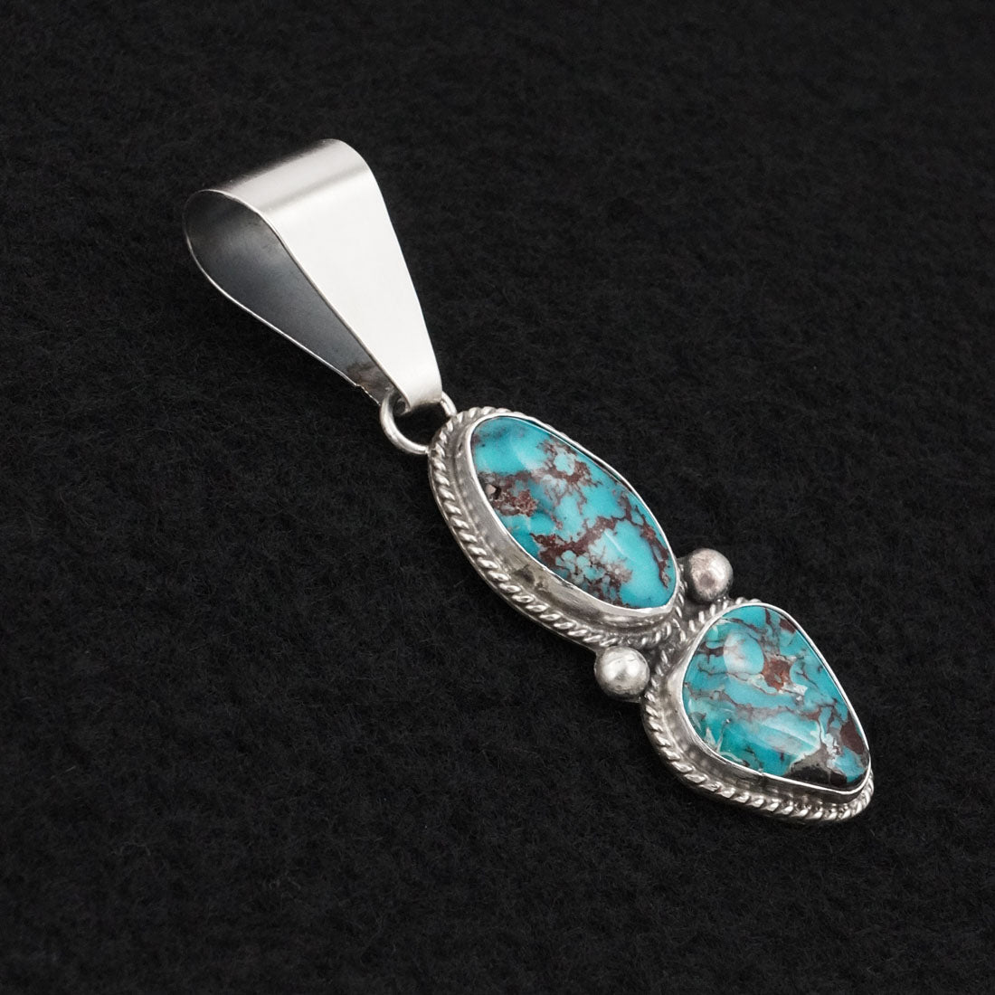 Eugene Gruber Turquoise & Sterling Silver Pendant