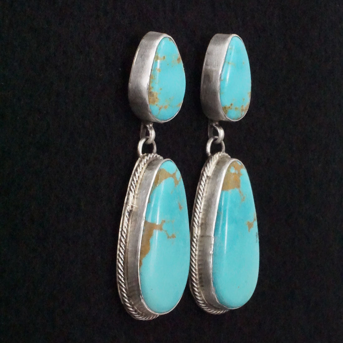 Kathleen Livingston Turquoise & Sterling Silver Earrings