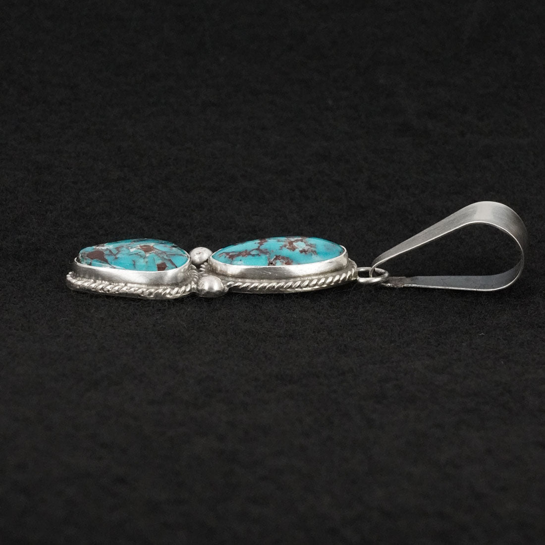 Eugene Gruber Turquoise & Sterling Silver Pendant