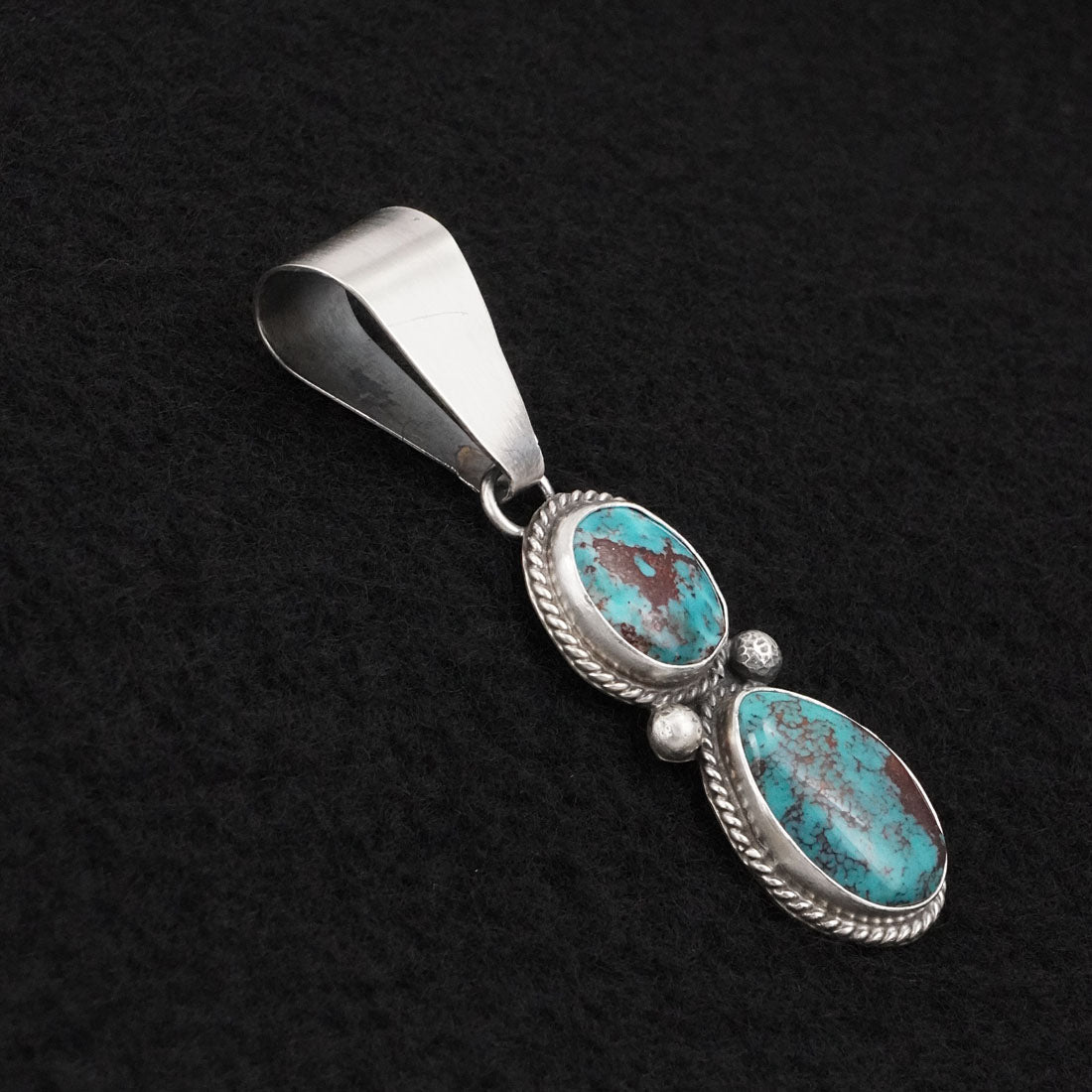 Eugene Gruber Turquoise & Sterling Silver Pendant