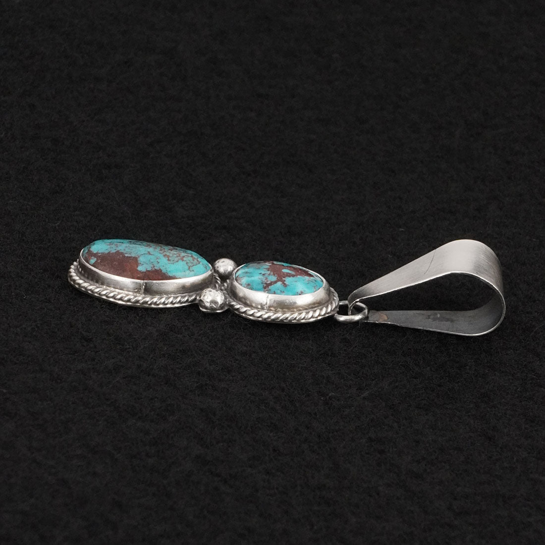 Eugene Gruber Turquoise & Sterling Silver Pendant