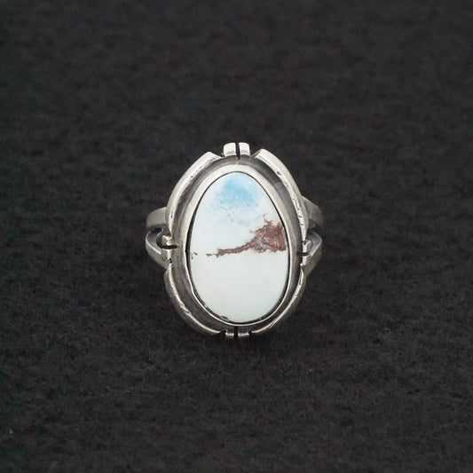 Randy Billy Turquoise & Sterling Silver Ring Size 7.5